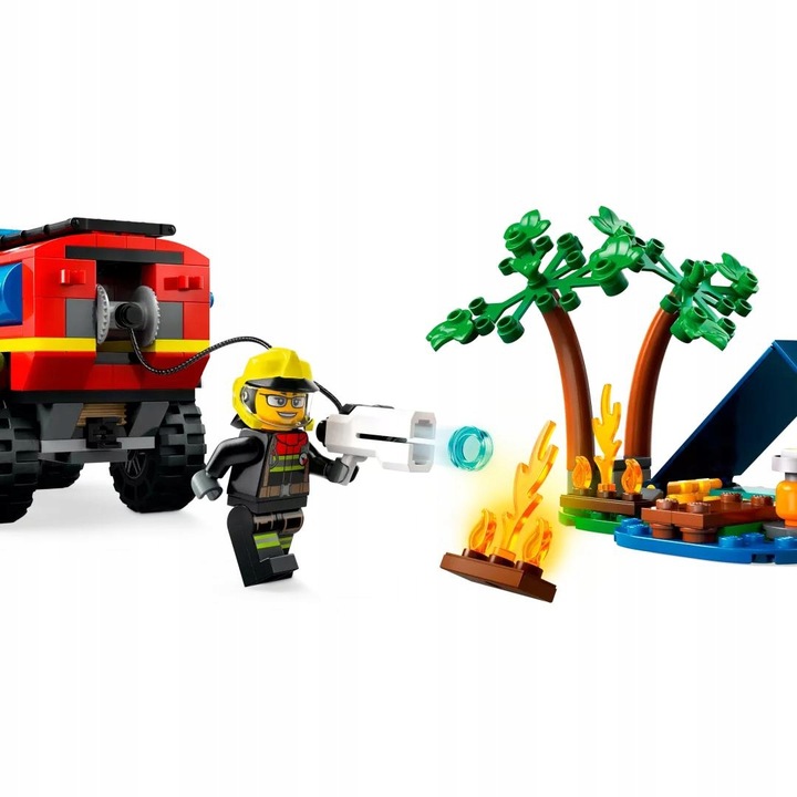 LEGO CITY 5+ AUTO TERENOWY WÓZ STRAŻACKI Z ŁODZIĄ 60412