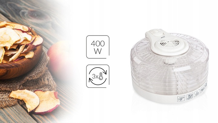 SUSZARKA SPOŻYWCZA DO GRZYBÓW MPM MSG-02 5 SIT BPA Free