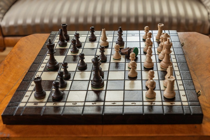 Szachy+ Backgammon+Warcaby duże/ Tryktrak