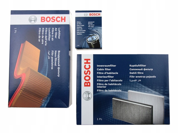 Zestaw Filtrów Audi A3 8V 1.2 / 1.4 TFSI BOSCH