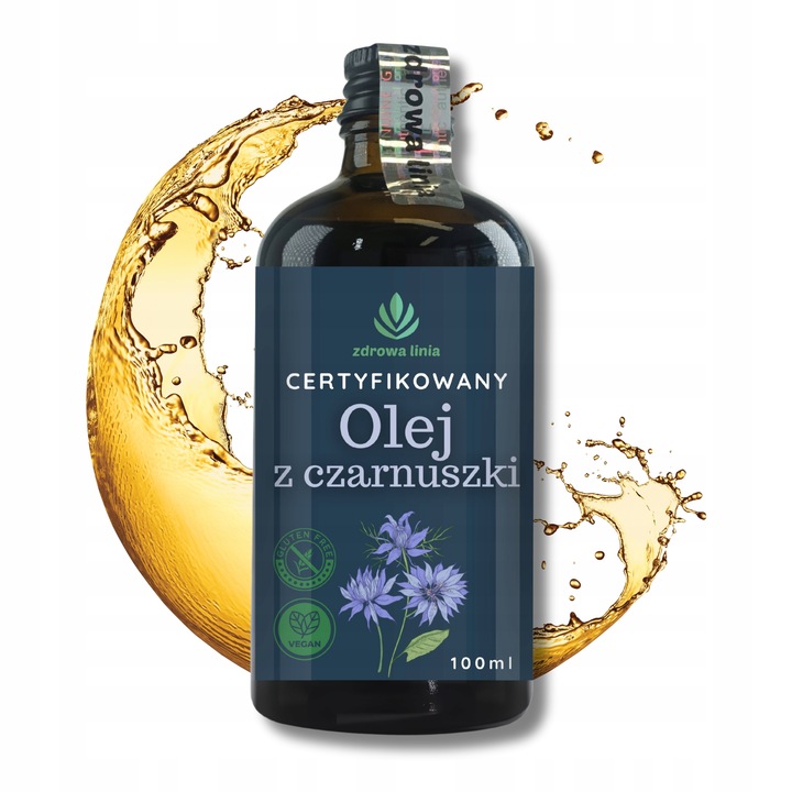ŚWIEŻY z certyfikatem olej z czarnuszki od Zdrowa Linia
