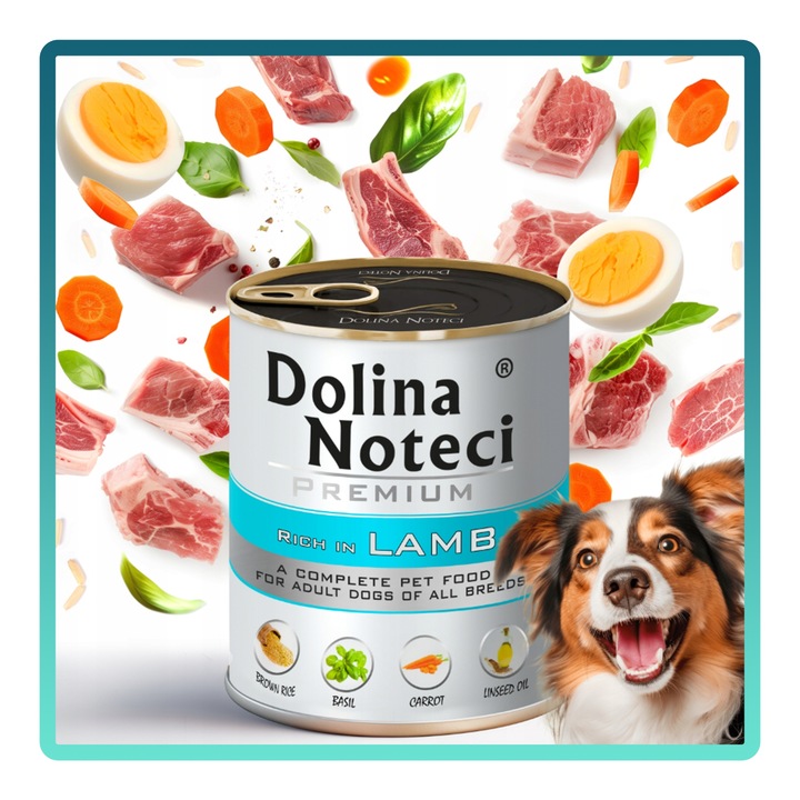 MOKRA KARMA DLA PSA DOLINA NOTECI PREMIUM PUSZKA PIES MIX SMAKÓW 10 X 800G