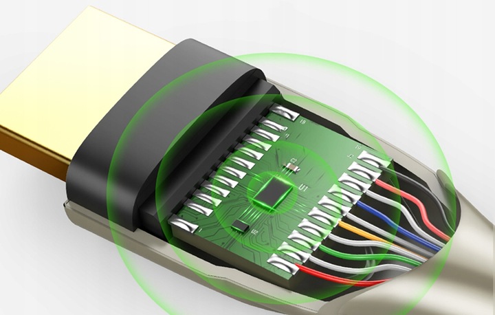 UGREEN WYTRZYMAŁY KABEL PRZEWÓD WIDEO HDMI 2.0 4K 60HZ 2M WBUDOWANY CHIP