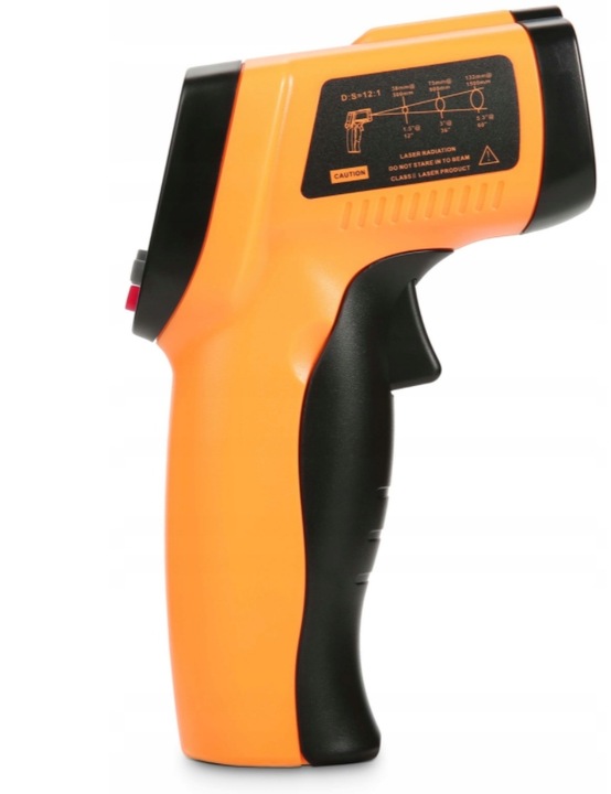 PIROMETR TERMOMETR LASEROWY BEZDOTYKOWY MIERNIK TEMPERATURY -50 +550 st.C