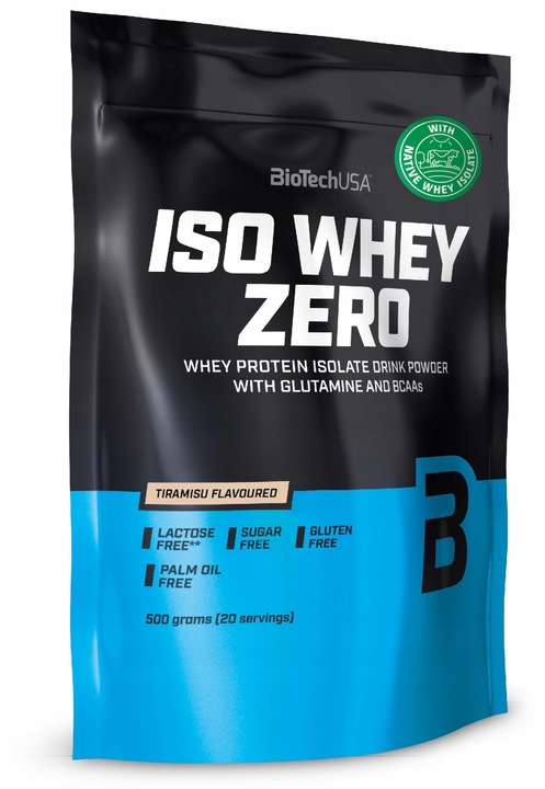 BIOTECH ISO WHEY ZERO 500g PROTEIN ISOLATE WPI EAA | WANILIA