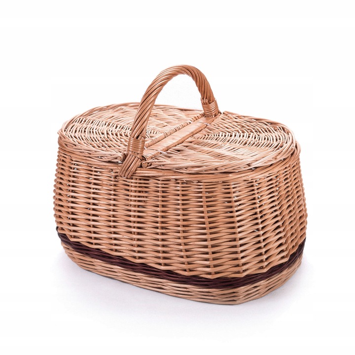 Kosz piknikowy z wikliny koszyk na piknik prezent