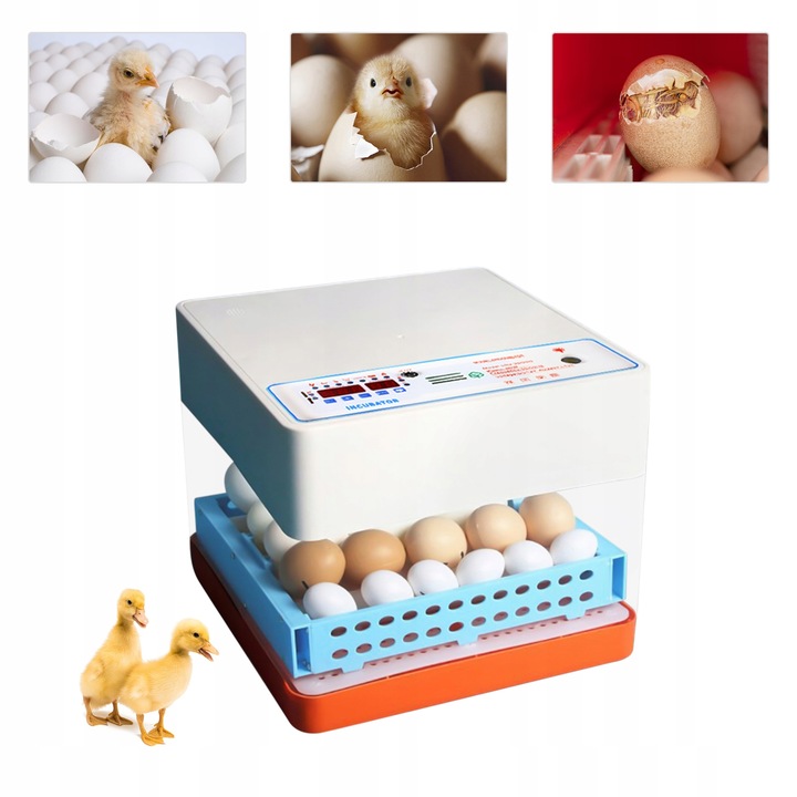 24-rolkowy inteligentny inkubator do jaj, automatyczny obrotowy inkubator