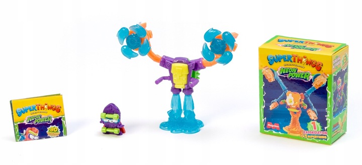 SUPER ZINGS THINGS Turbo Ice + Egzoszkielet SUPERTHINGS seria 11 12 Pojazd