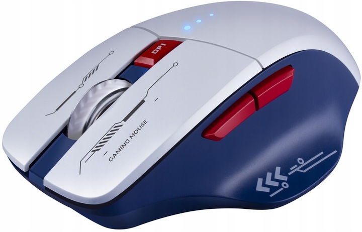 Myszka DEFENDER Mysz Bluetooth Bezprzewodowa Biała Podświetlenie Gamingowa