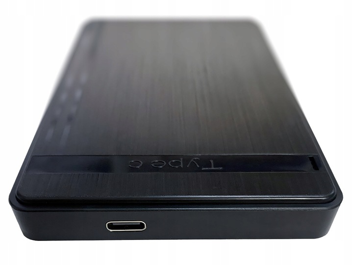 Dysk przenośny zewnętrzny HDD 1TB USB-C 2,5'' czarny