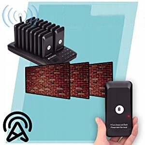 Retekess TD157 Bezprzewodowy Pagera Restauracji, 500M,Przywoływacz Klientów