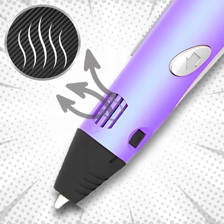 DŁUGOPIS 3D DLA DZIECI DRUKARKA 3D MAGICZNY DŁUGOPIS 3D + WKŁADY 160 METRÓW