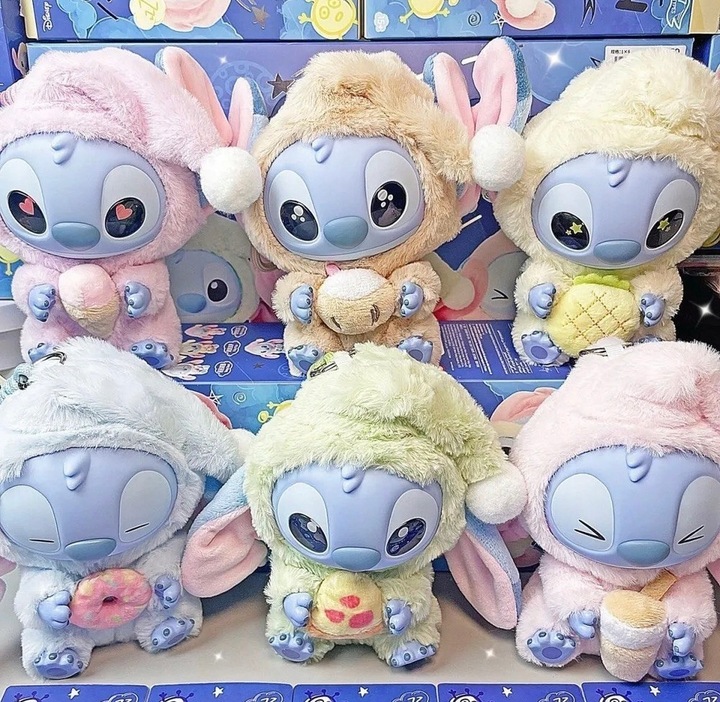 Blind Box Stich Maskotka Niespodzianka Stitch Brelok Pluszowy