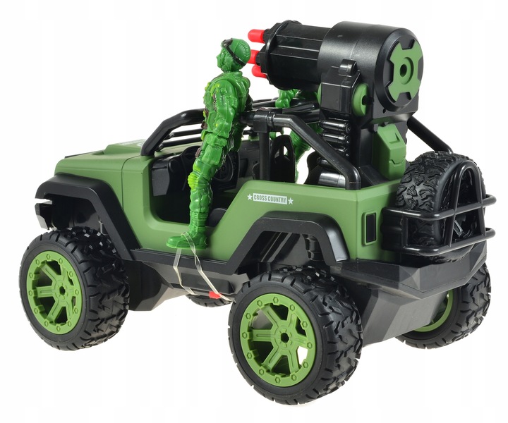 SAMOCHÓD ZDALNIE STEROWANY TERENOWY AUTO NA PILOTA WOJSKOWE WYRZUTNIA