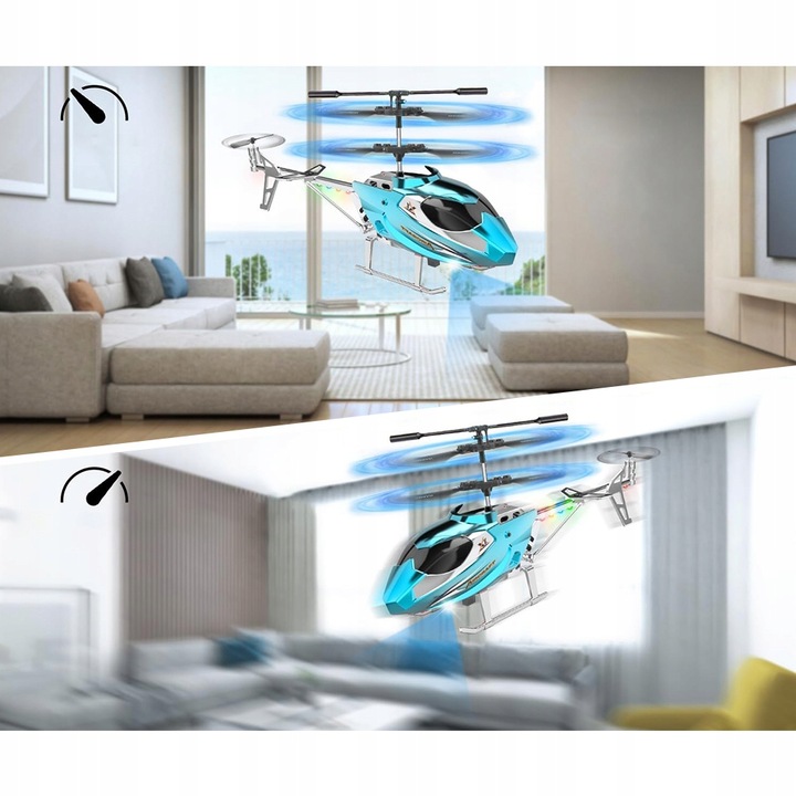 Helikopter Na Radio Z Ładowarką Zdalnie Sterowany Ładowanie Usb + Pilot