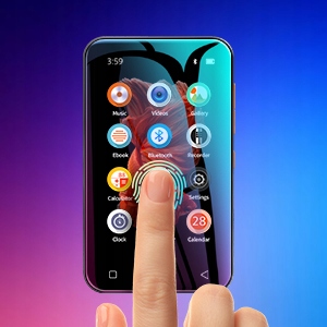 Odtwarzacz MP3 MP4 dotykowy Video Bluetooth WIFI HiFi+ słuchawki KARTA 64GB