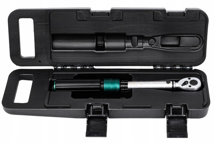 KLUCZ DYNAMOMETRYCZNY 1-25NM Z BLOKADĄ 1/4'' ETUI CERTYFIKAT KALIBRACJI