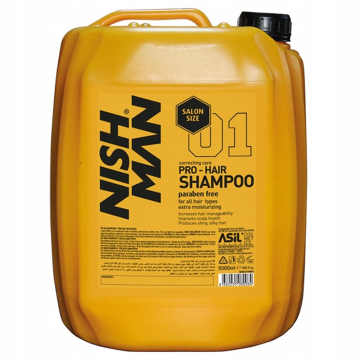 NISHMAN KERATIN COMPLEX SZAMPON UZUPEŁNIENIE 5L