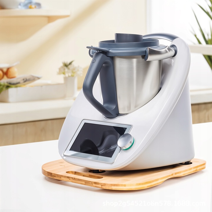 PODSTAWKA ŚLIZGOWA DESKA POD THERMOMIX TM5 TM6 PRZESUWNA OBROTOWA DREWNIANA