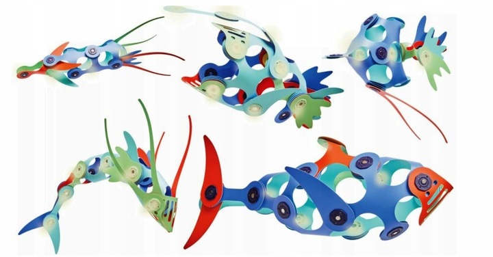 CLIXO CL-8099 OCEAN -Podwodny świat Kreatywne klocki magnetyczne Nowość USA