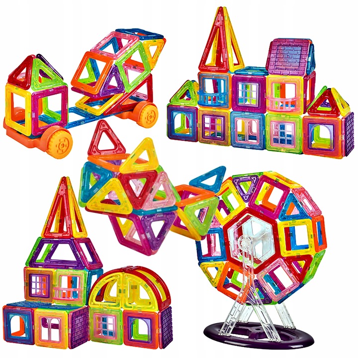 Klocki Magnetyczne – Buduj, Twórz I Odkrywaj Świat , Zostań Budowniczym!