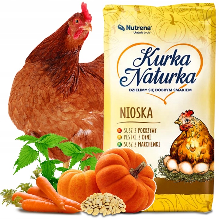 Kurka Naturka Nioska Sypka pasza dla kur 25kg