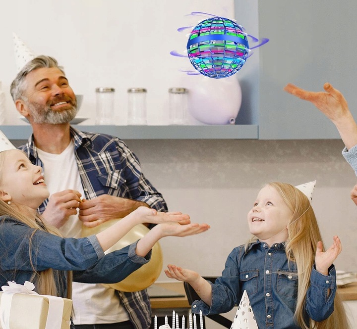 LATAJĄCA KULA UFO PIŁKA ZABAWKA STEROWANA RĘKĄ DŁONIĄ USB PILOT KOSMOKULA