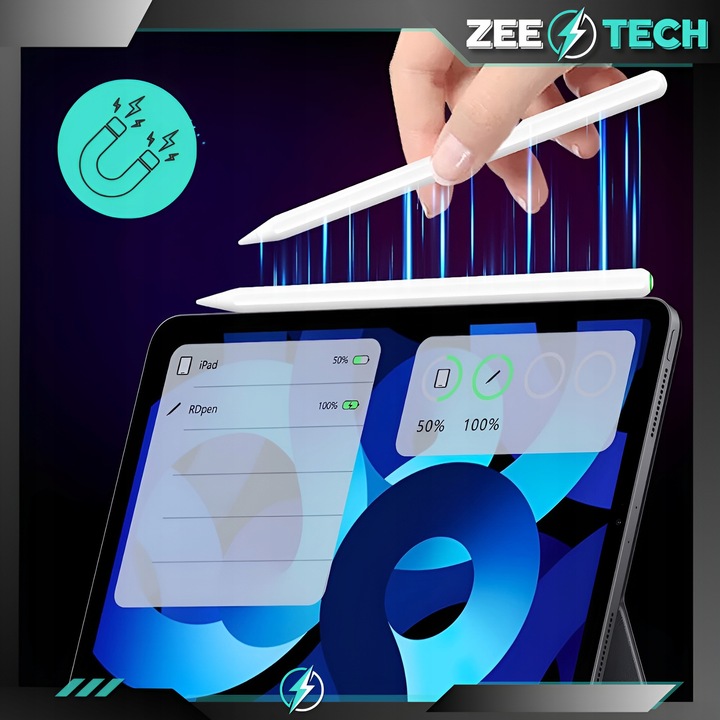 RYSIK PENCIL PEN DO APPLE TABLETA iPAD AIR PRO MINI STYLUS 2 GEN 4 KOŃCÓWKI