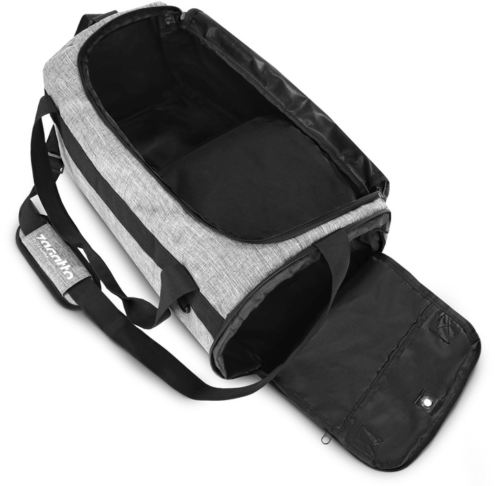 Torba podróżna weekendowa pojemna z paskiem 37L