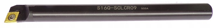 NÓŻ TOKARSKI WYTACZAK 16mm S16Q SCLCR 09 FI 16 L 180mm + 3 PŁYTKI CCMT 09T3