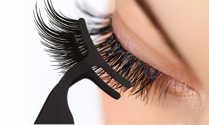 RZĘSY MAGNETYCZNE 7x DŁUGIE 2x EYELINER NATURALNE