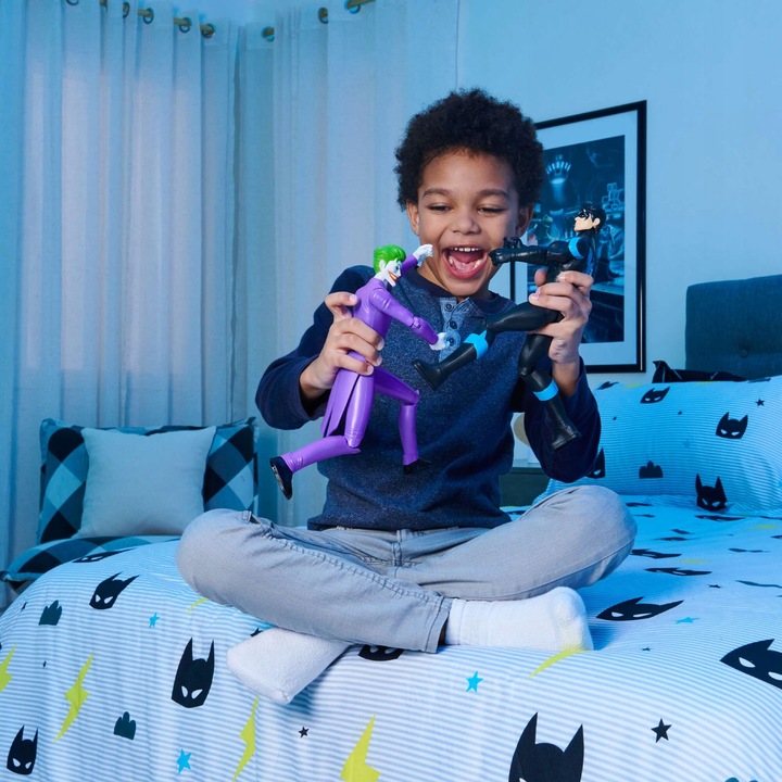 BATMAN FIGURKI DC COMICS DUŻY ZESTAW JOKER ROBIN I INNE 6W1 28 CM