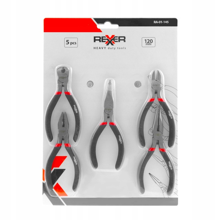 SZCZYPCE PRECYZYJNE ZESTAW 5 ELEMENTÓW