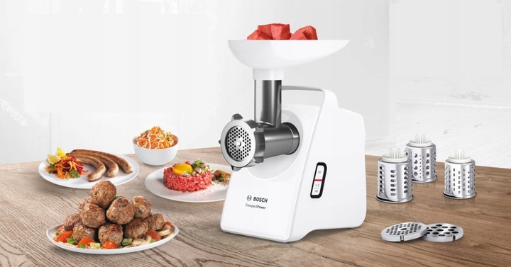MASZYNKA DO MIĘSA BOSCH MFW3X14W (BIEL)