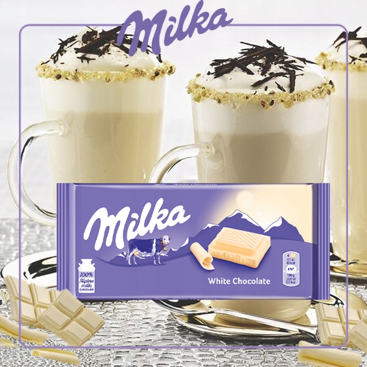 MILKA CZEKOLADA WHITE 4x100G