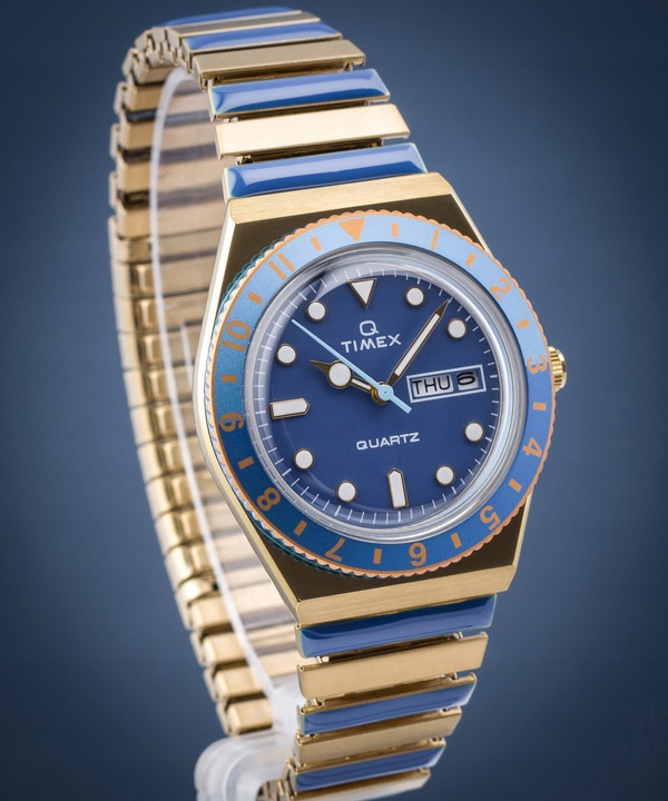 Zegarek damski Timex Q Malibu Lazur oceanie