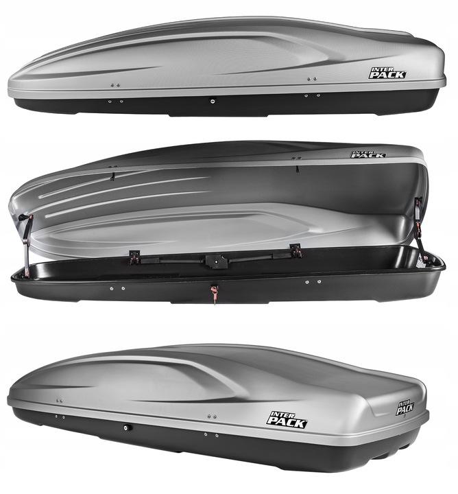 BOX DACHOWY INTER PACK STELLA 480 SREBRNY KEVLAR