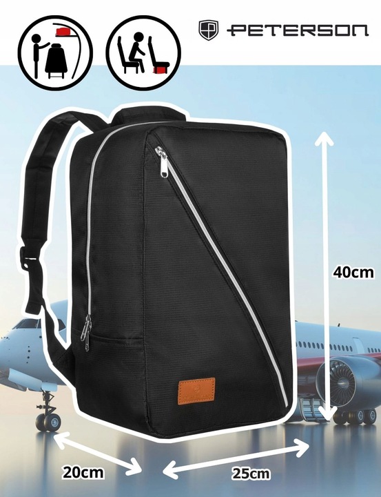 PETERSON plecak torba podręczna WIZZAIR RYANAIR