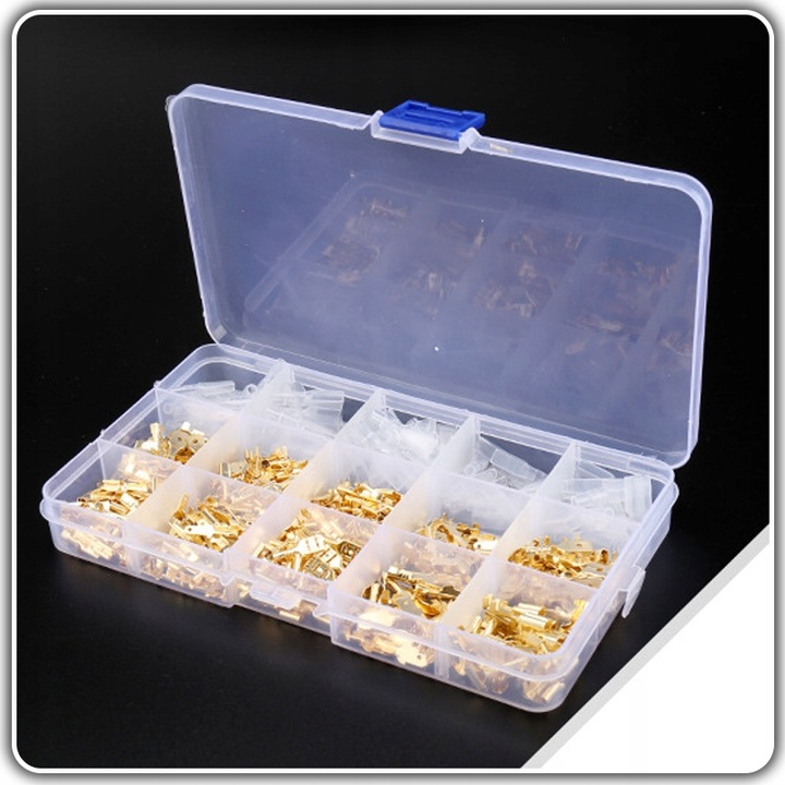 ZACISKARKA PRASKA KONEKTORÓW ZESTAW SAMOCHODOWYCH + 450 SZT KONEKTORÓW