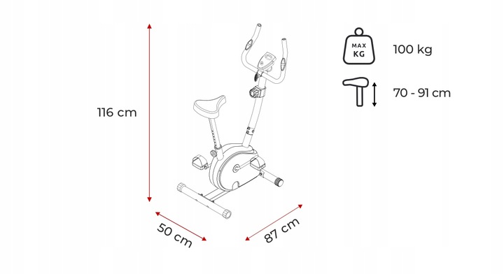 ROWER TRENINGOWY MAGNETYCZNY SPOKEY IMPEL