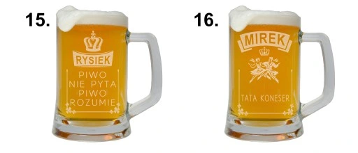 KUFEL DO PIWA PREZENT DLA TATY NA DZIEŃ OJCA Z GRAWEREM