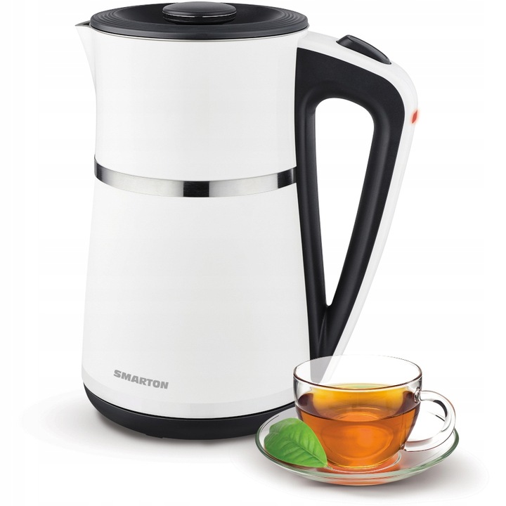 CZAJNIK ELEKTRYCZNY SMARTON WK 620 1,7L 2200W MOCNY ELEGANCKI BIAŁY