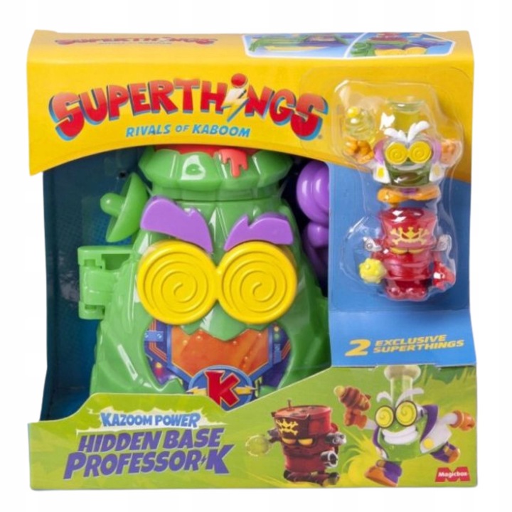 SUPERTHINGS Kazoom Power Kryjówka Profesor K Hidden Base Zings Figurki