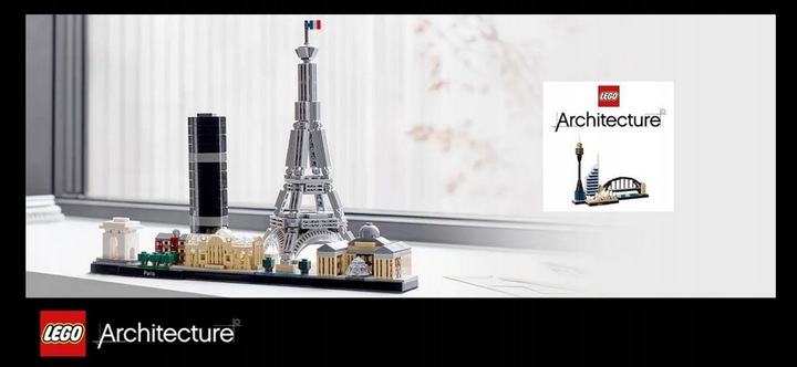 LEGO ARCHITECTURA 21044 PARYŻ WIEŻA EIFFLA