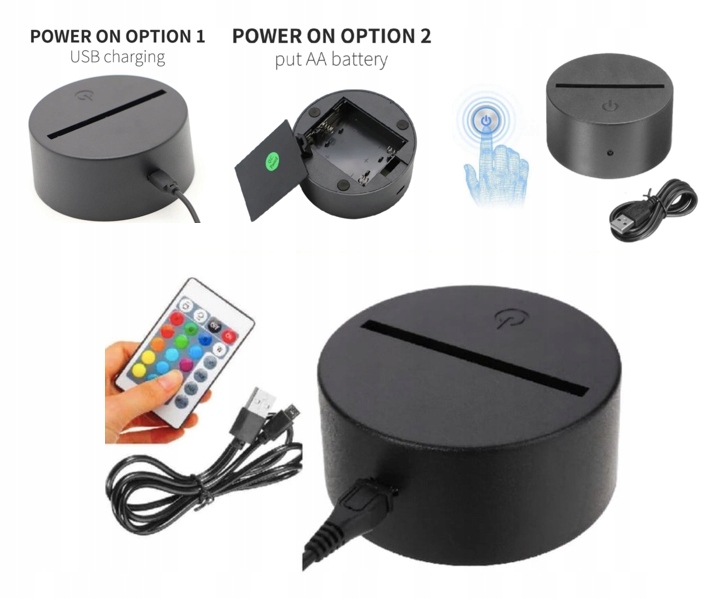 OZDOBA ŚWIĄTECZNA CHOINKA 3D LED KOLORY RGB PILOT