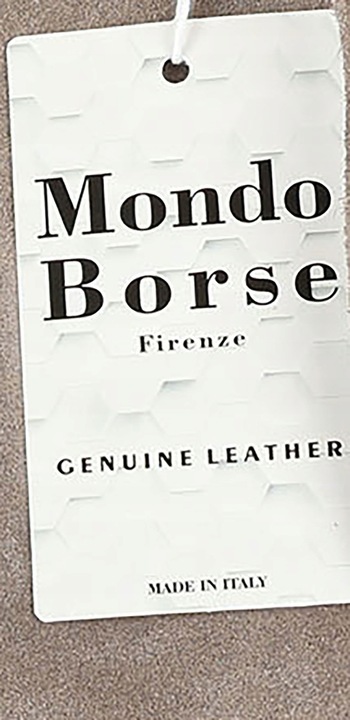 Włoska torebka damska VERA PELLE skórzana zamszowa shopper MB09 Czekoladowa