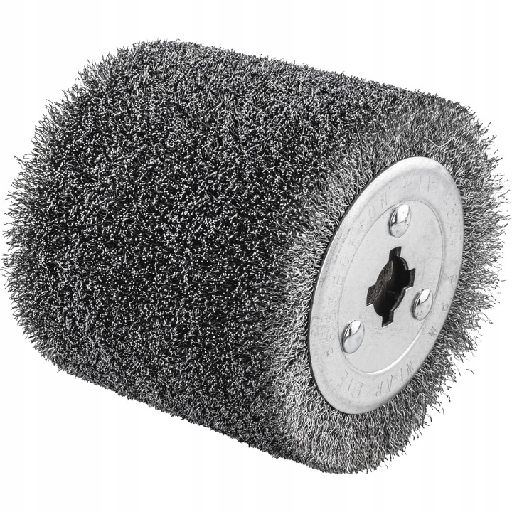 SZCZOTKA DRUCIANA WALCOWA SATYNIARKI SZLIFIERKI 120X100 DREWNA METALU RDZY