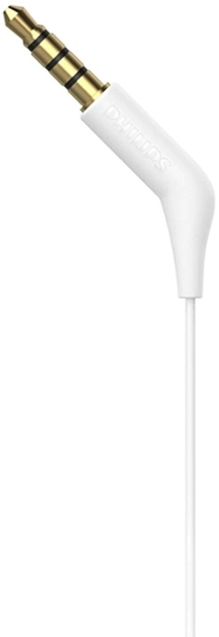 PHILIPS Przewodowe słuchawki dokanałowe białe