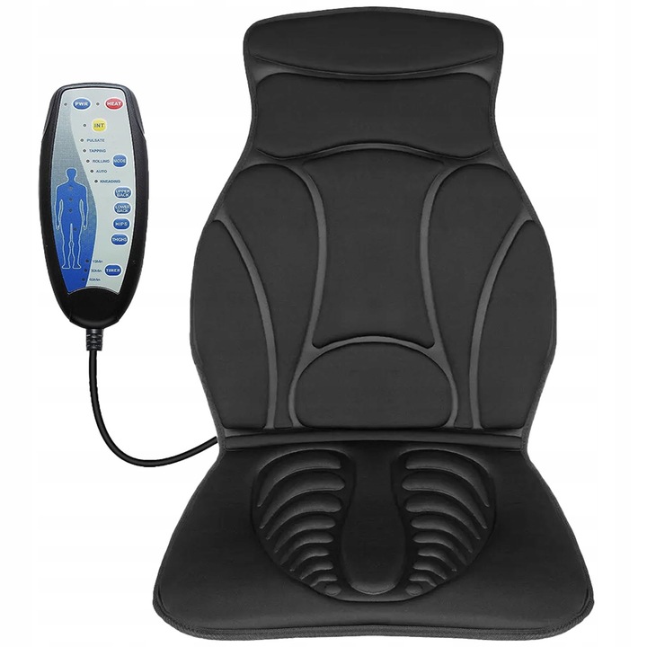 Mata masująca masażer wibracyjny do pleców ciała karku kręgosłupa szyi