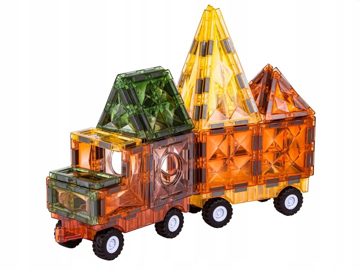 KLOCKI MAGNETYCZNE KLOCKI KONSTRUKCYJNE PANELE 100 EL